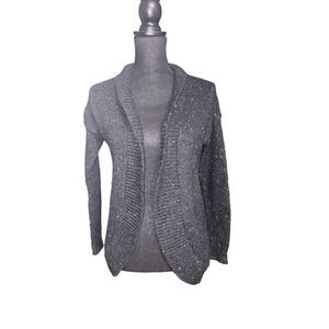 Loft Petite Marl Open Front Cardigan